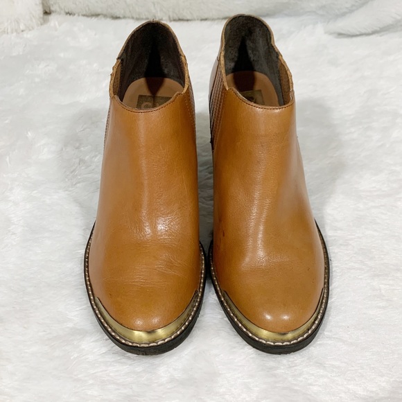 Dolce Vita Leather Western Ankle Booties - Picture 4 of 13